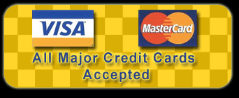 We Accept Credit Cards